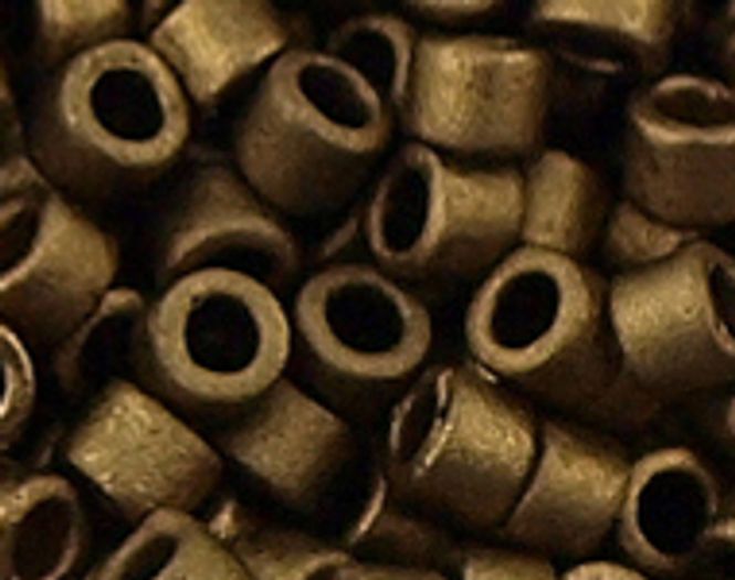 Hovedbilde Perler 322 - Matte metallic gold