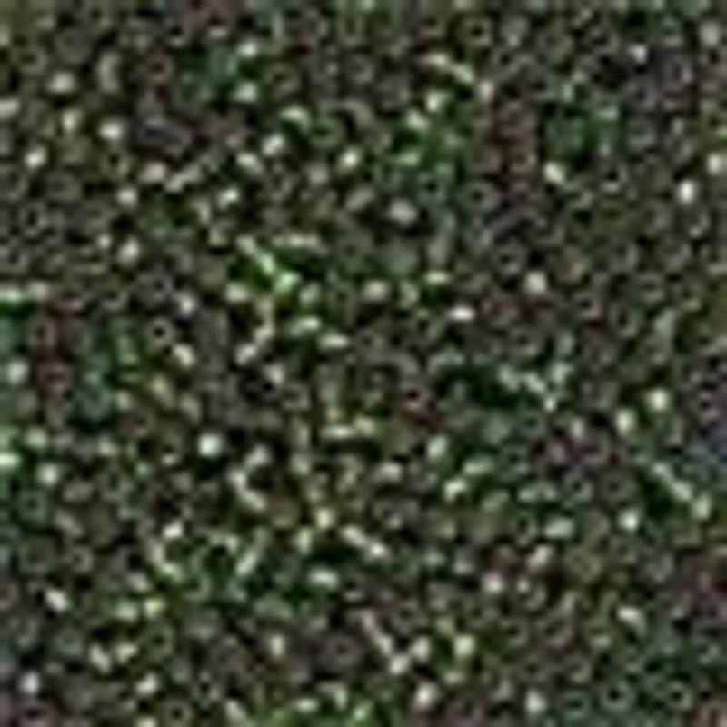 Mini 27 - Fløyelsgrønn med sølv og lilla inni