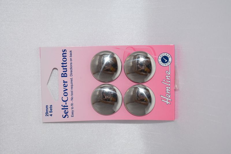 dekk knapp 29 mm rosa