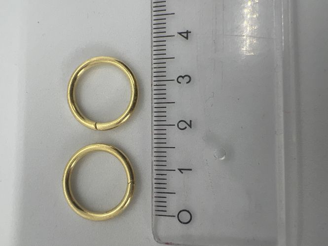 Hovedbilde Messingring nr 12, 14 mm