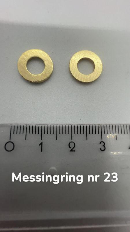 Messingring nr 23, 6 mm