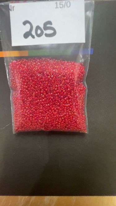 Hovedbilde Mini 205 - Rød transparent  med glans 